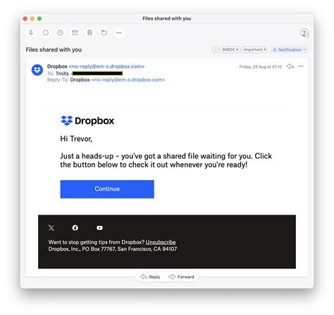 dropboxmail.com legitimate